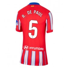 Atletico Madrid Rodrigo De Paul #5 Hemmatröja Dam 2024-25 Korta ärmar